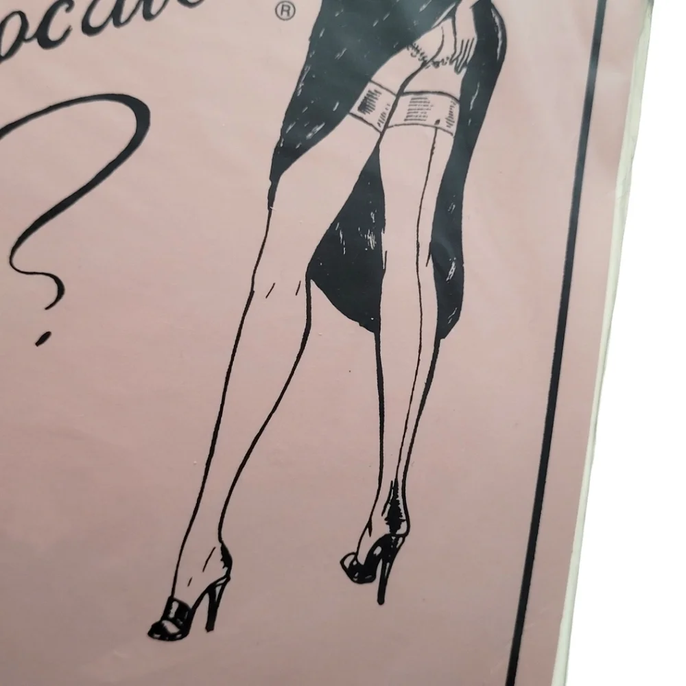Agent Provocateur Europa Red Hold Up Stockings NWT Vintage Rare